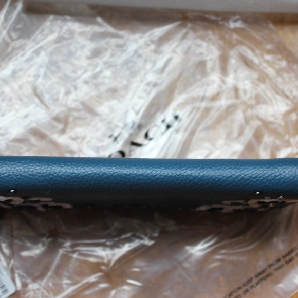 Coach Accordion Zip Wallet Mineral Willow Floral ***SOLD*** - Picture 8 of 10